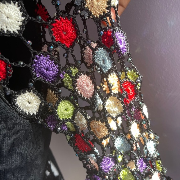 Joseph A. Embroidering cardigan with scarf - Picture 4 of 8